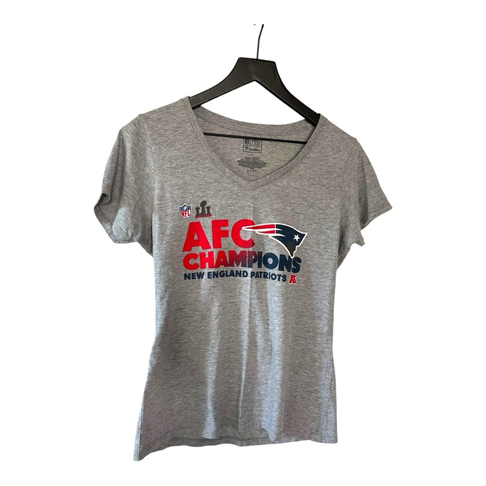NFL Fanatics AFC Champion New England Patriots v-neck t-shirt